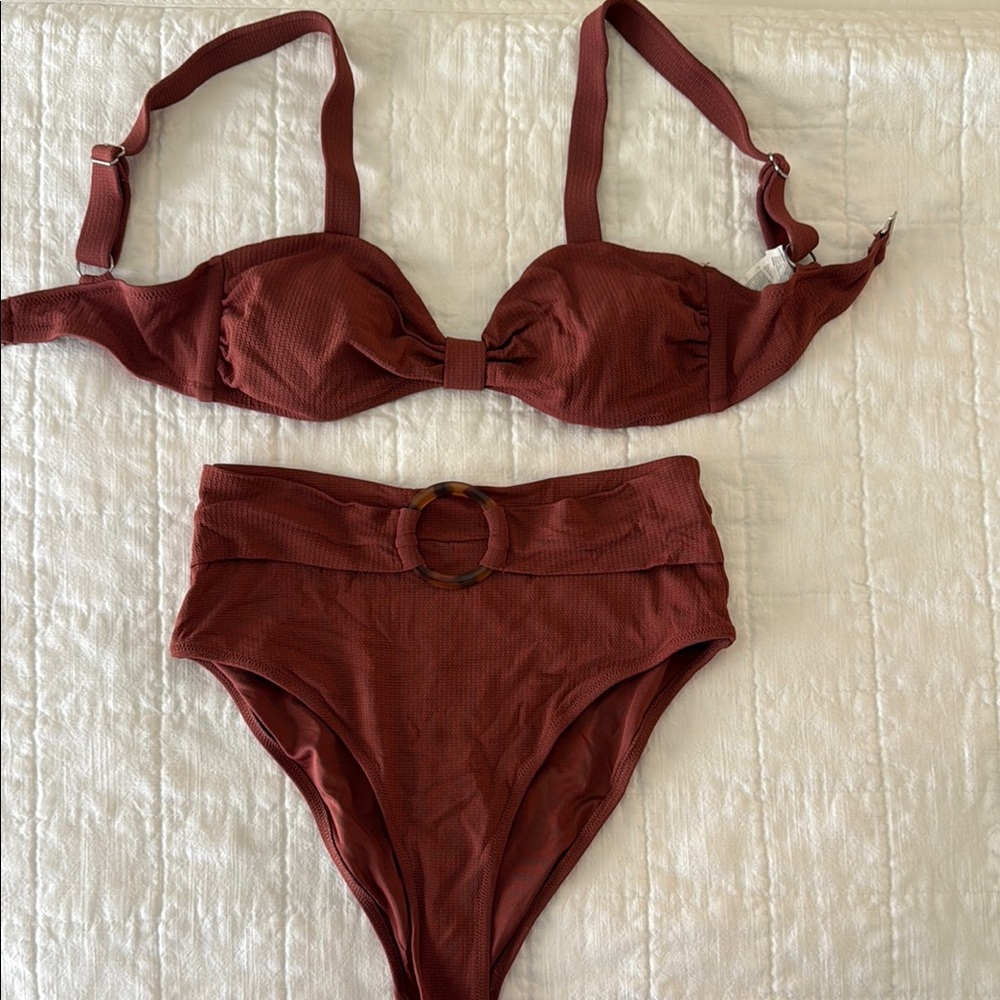 Cupshe Belted Bikini Set
